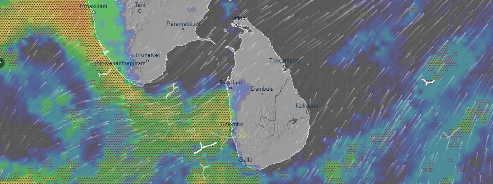 Heavy rain for Sri Lanka's south-west